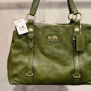 Coach- Olive handbag- Wahoo! Beautiful. New